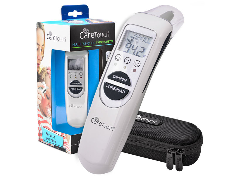 Care Touch Digital Thermometer Infrared Ear & Temporal Forehead Fever for Baby, Kids & Adult