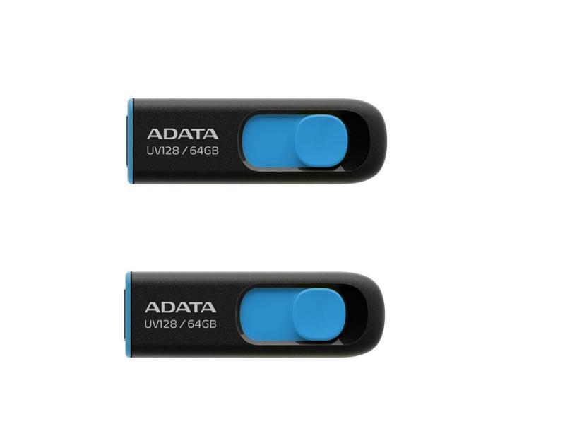 2 x ADATA 64GB UV128 USB 3.2 Gen 1 Flash Drive