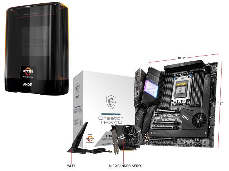 AMD Ryzen Threadripper 3960X + MSI Creator TRX40 sTRX4