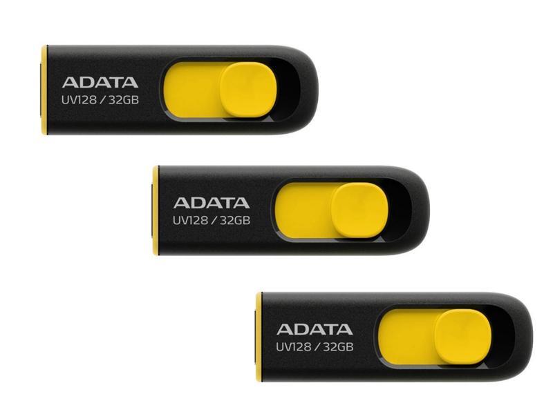 ADATA 32GB UV128 USB 3.2 Gen 1 Flash Drive (AUV128-32G-RBY) x 3