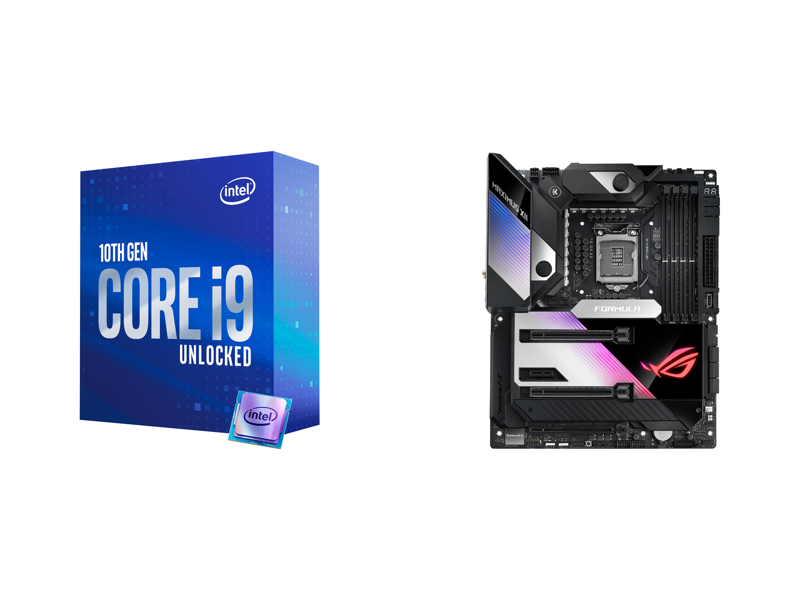 ASUS ROG MAXIMUS XII FORMULA (WiFi 6) Intel Z490 SATX Intel Motherboard & Intel Core i9-10850K Desktop Processor