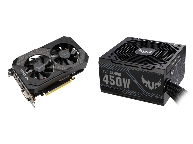 ASUS TUF Gaming GeForce GTX 1650 SUPER Graphics Card + ASUS TUF GAMING 450W Bronze PSU Combo