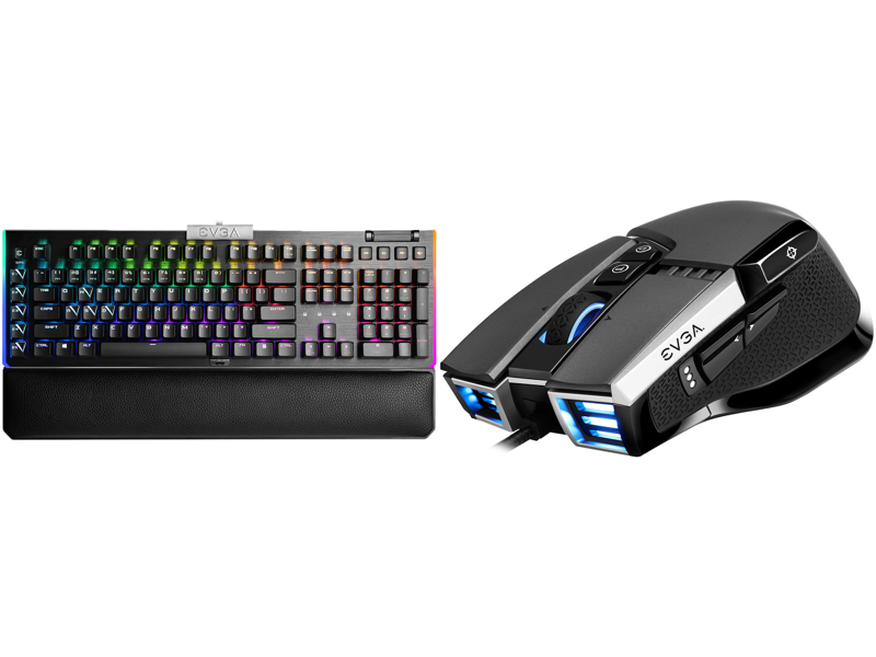 EVGA Z20 RGB Optical Mechanical Gaming Keyboard + EVGA X17 Wired Gaming Mouse Combo