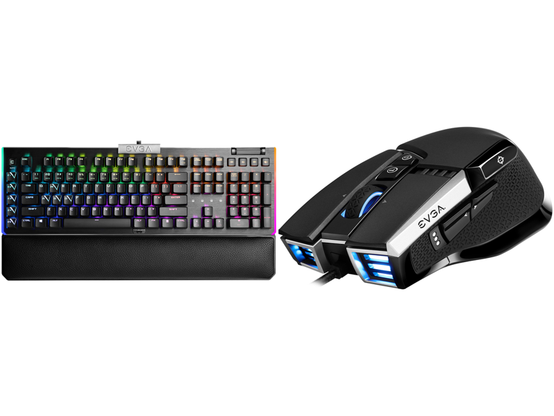 EVGA Z20 RGB Optical Mechanical Gaming Keyboard + EVGA X17 Wired Gaming Mouse Combo
