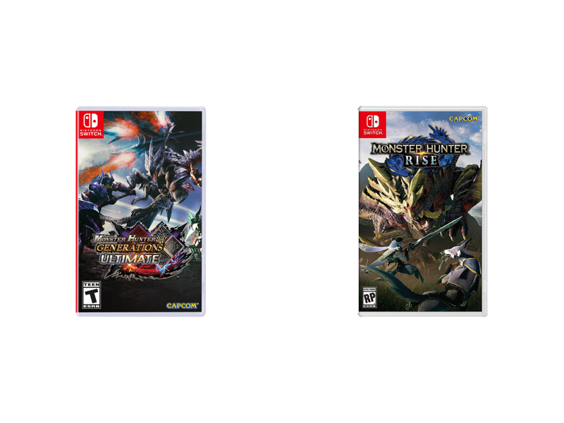 Monster Hunter Generations Ultimate + Monster Hunter: Rise - Nintendo Switch Game Combo