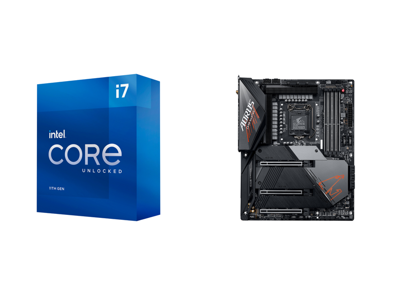 Intel Core i7-11700K Rocket Lake 8-Core Processor + GIGABYTE Z590 AORUS MASTER LGA 1200 Intel Z590 ATX Motherboard