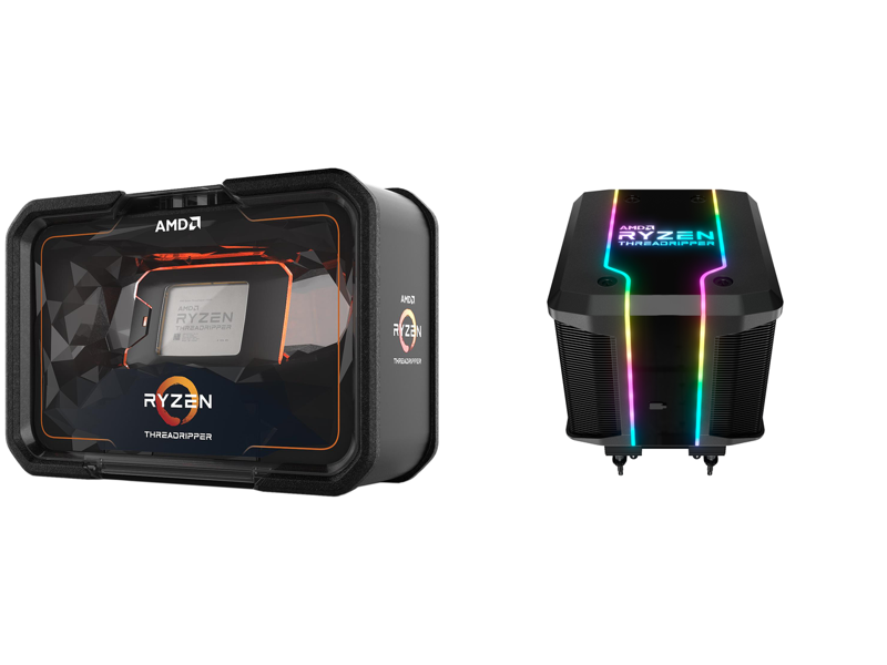AMD Ryzen Threadripper 2970WX Socket sTR4 250W Desktop Processor + Cooler Master AMD Wraith Ripper ThreadRipper TR4 High Performance CPU Air Cooler Combo
