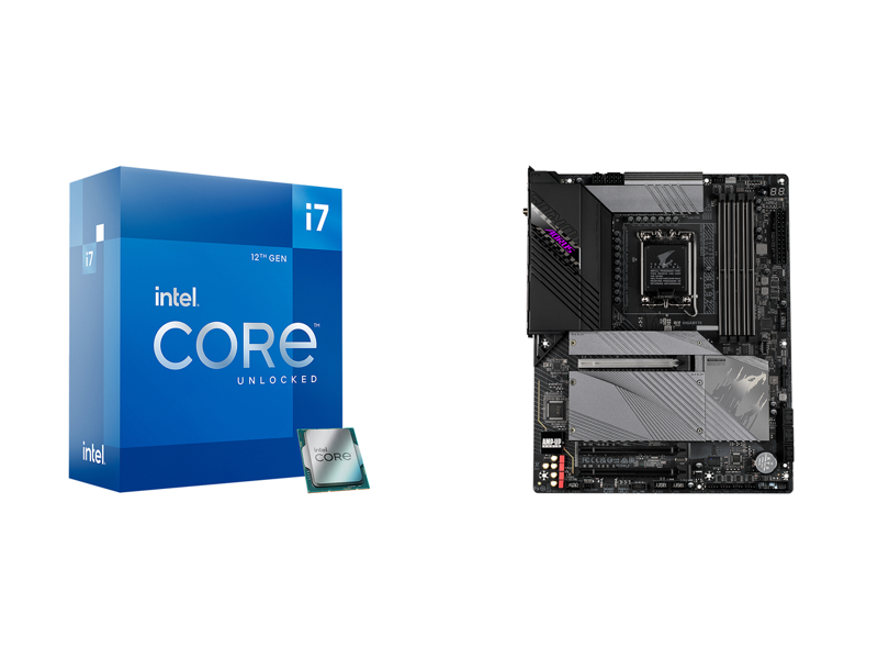 Intel Core i7-12700K Alder Lake 3.6 GHz LGA 1700 125W Desktop Processor + GIGABYTE Z690 AORUS PRO LGA 1700 Intel Z690 ATX Motherboard Combo