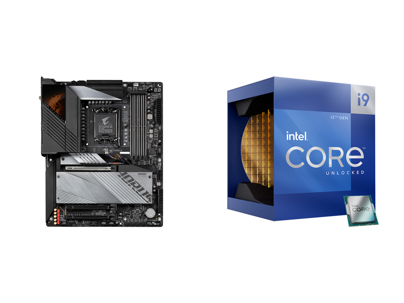 Intel Core i9-12900K Alder Lake 16-Core (8P+8E) 125W Processor  +  GIGABYTE Z690 AORUS ULTRA ATX Motherboard Combo