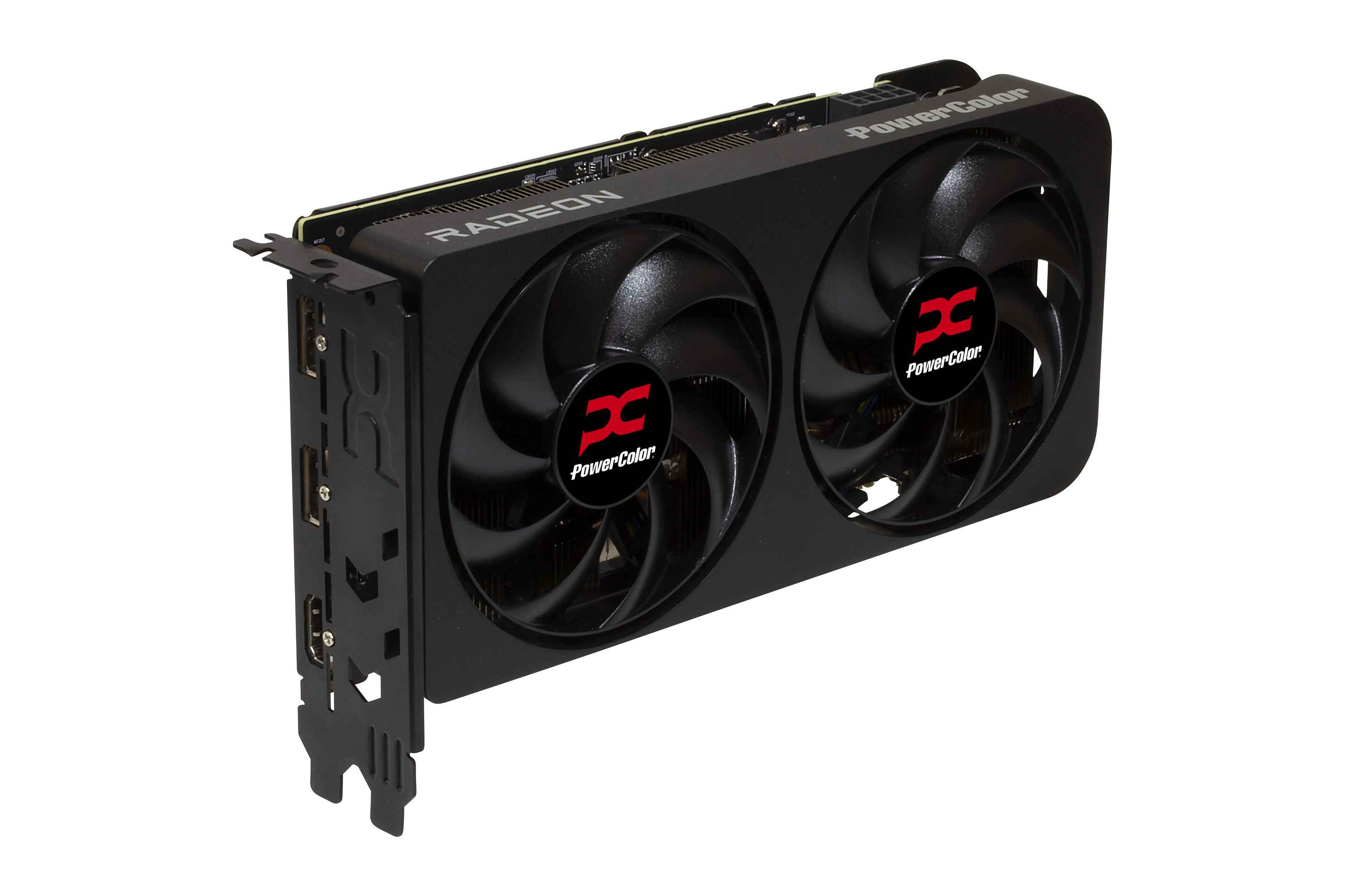 PowerColor Reaper RX9060XT 16G-A çift fanlı soğutucu görünümü