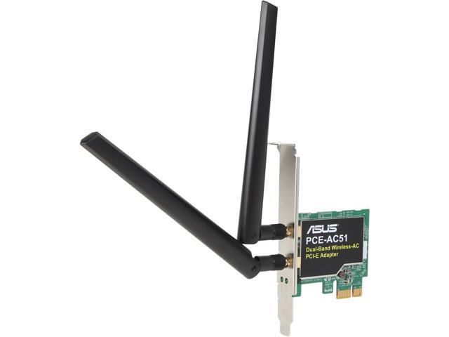 Refurbished: ASUS AC750 Dual Band PCIe Wireless Adapter, Up to 750Mb/s Wireless Data Rates