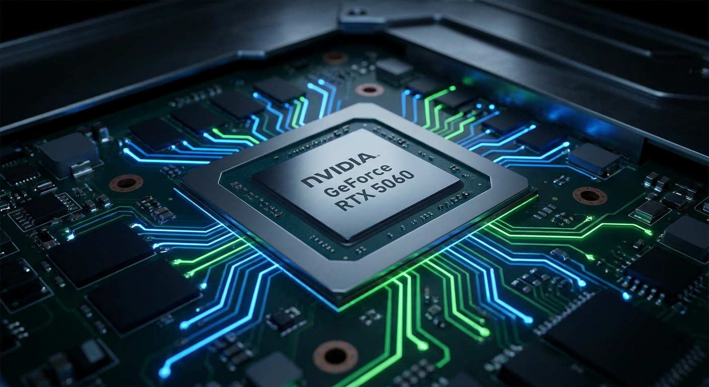 NVIDIA GeForce RTX 5060 laptop GPU powering the 2026 gaming laptop lineup