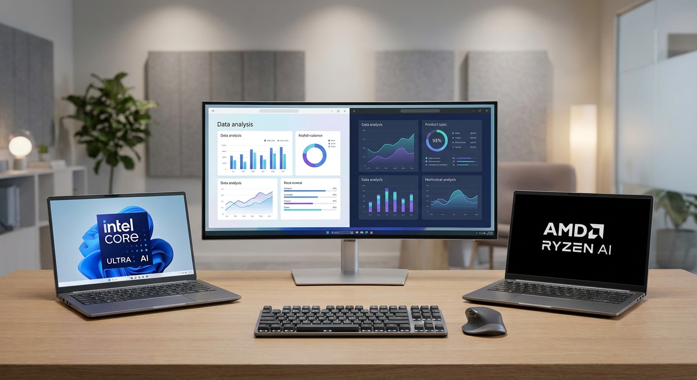 Intel Core Ultra and AMD Ryzen AI laptops for AI PC use cases in 2026