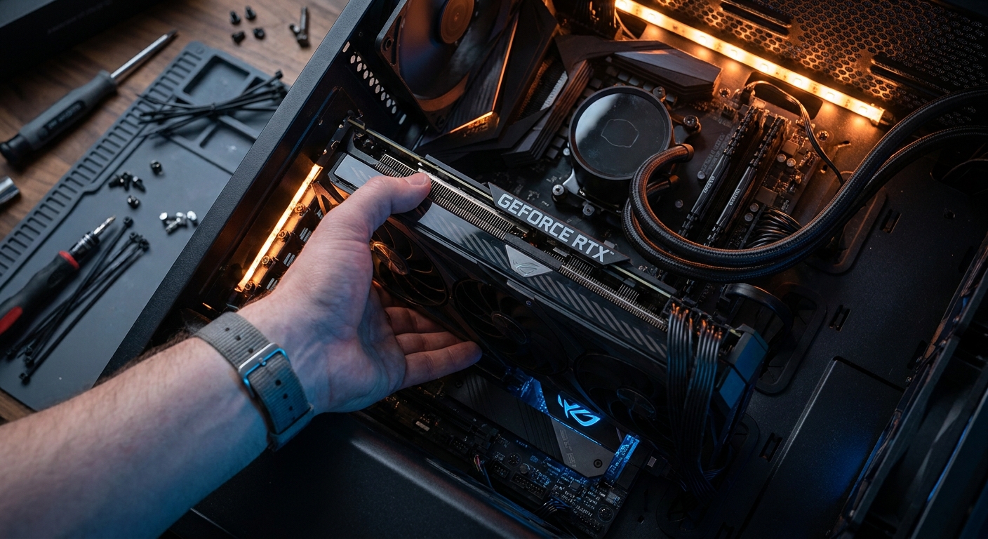Installing RTX 5060 GPU upgrade into gaming PC