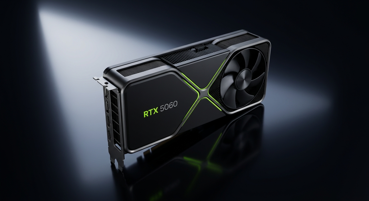 NVIDIA GeForce RTX 5060 graphics card product shot