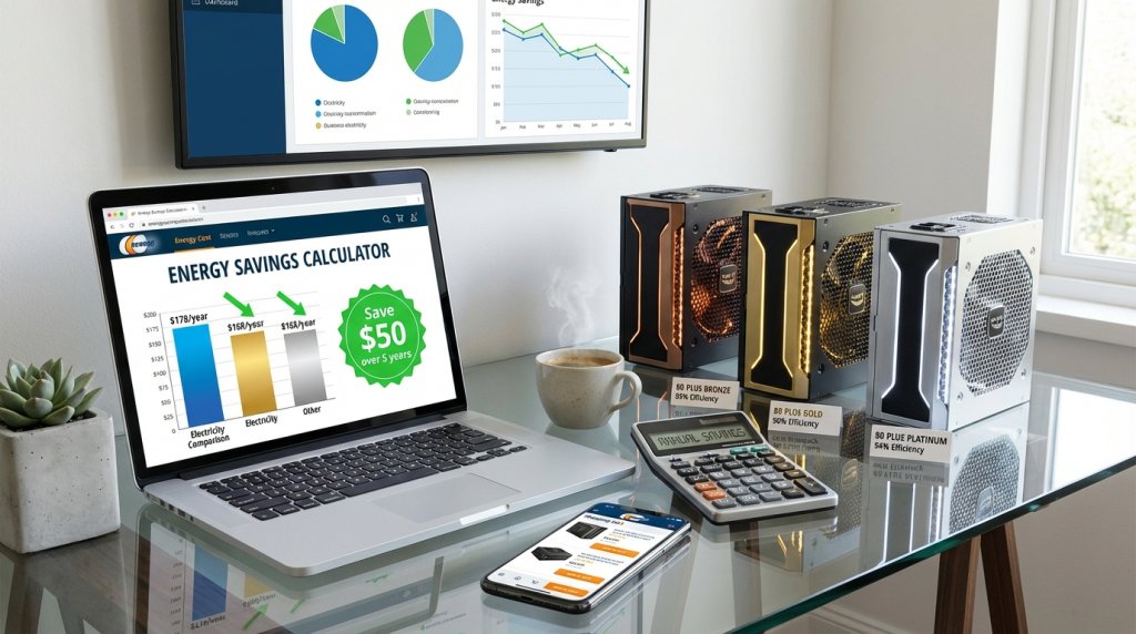 Energy Cost Comparison Infographic Scene