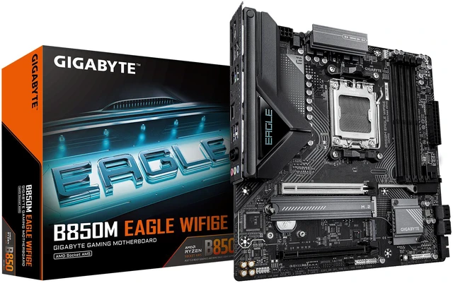 GIGABYTE B850M EAGLE WIFI6E Micro ATX AM5 motherboard