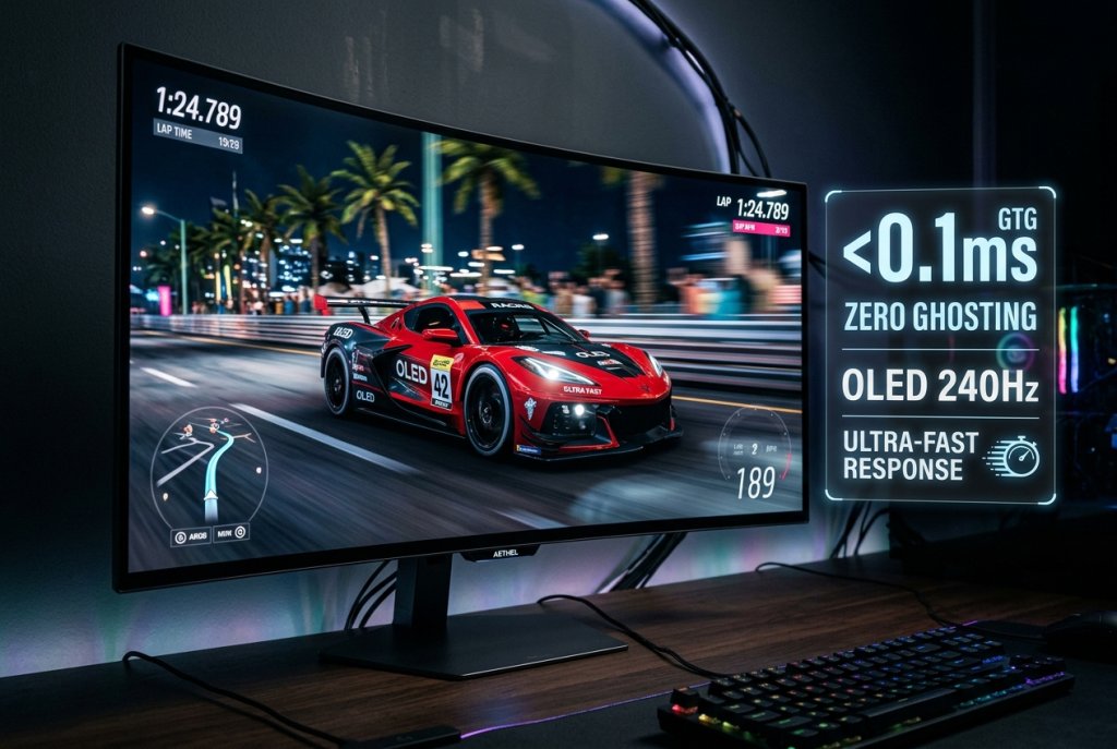 OLED Monitor Pixel Response Visualization