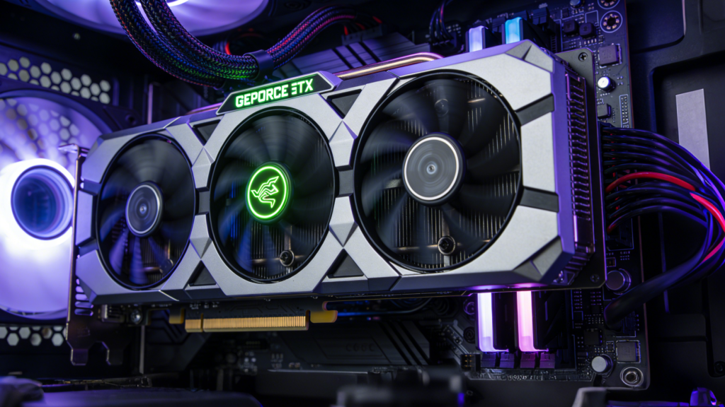 Graphics Card Close-Up Detail