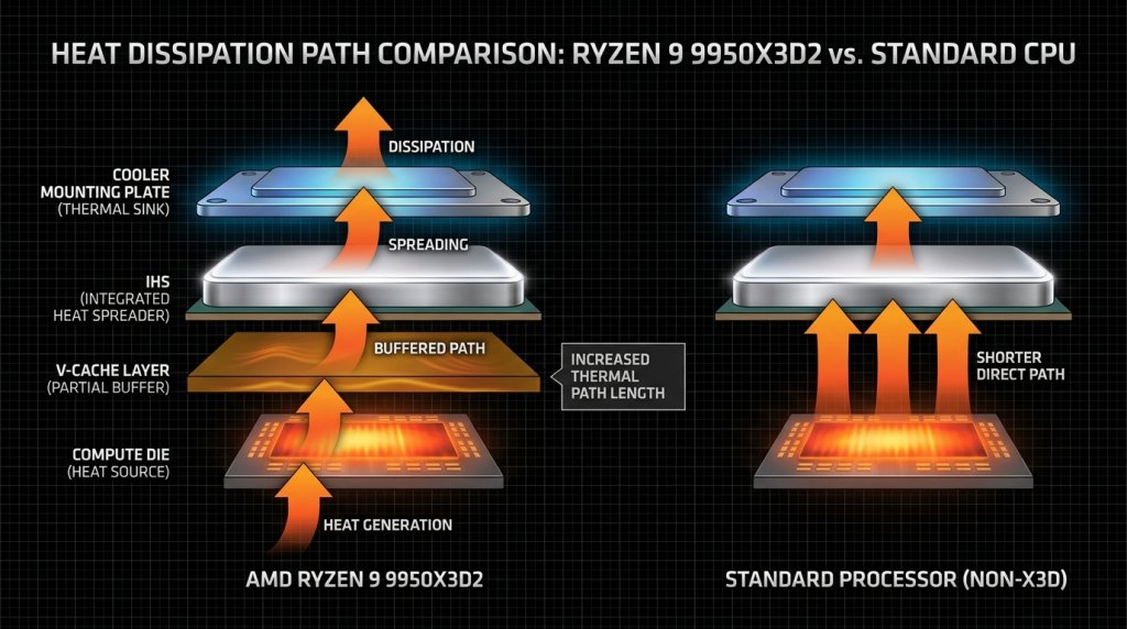 AMD Ryzen 9 9950X3D2 Power and Thermal Guide: Cooling and TDP Explained ...
