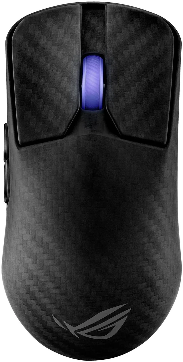 ASUS ROG Harpe Ace Extreme wireless gaming mouse with carbon fibre shell