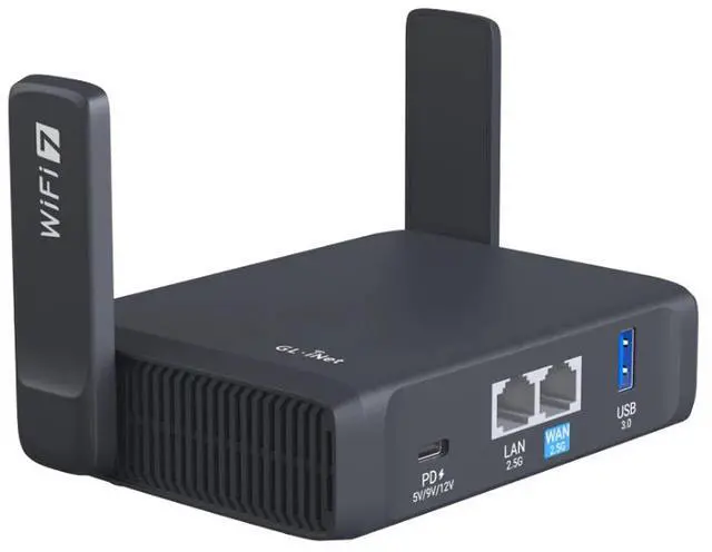 GL.iNet Slate 7 pocket-sized Wi-Fi 7 travel router
