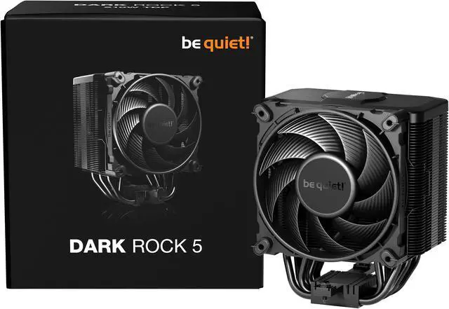 be quiet! Dark Rock 5 tower air cooler with a 120mm Silent Wings fan