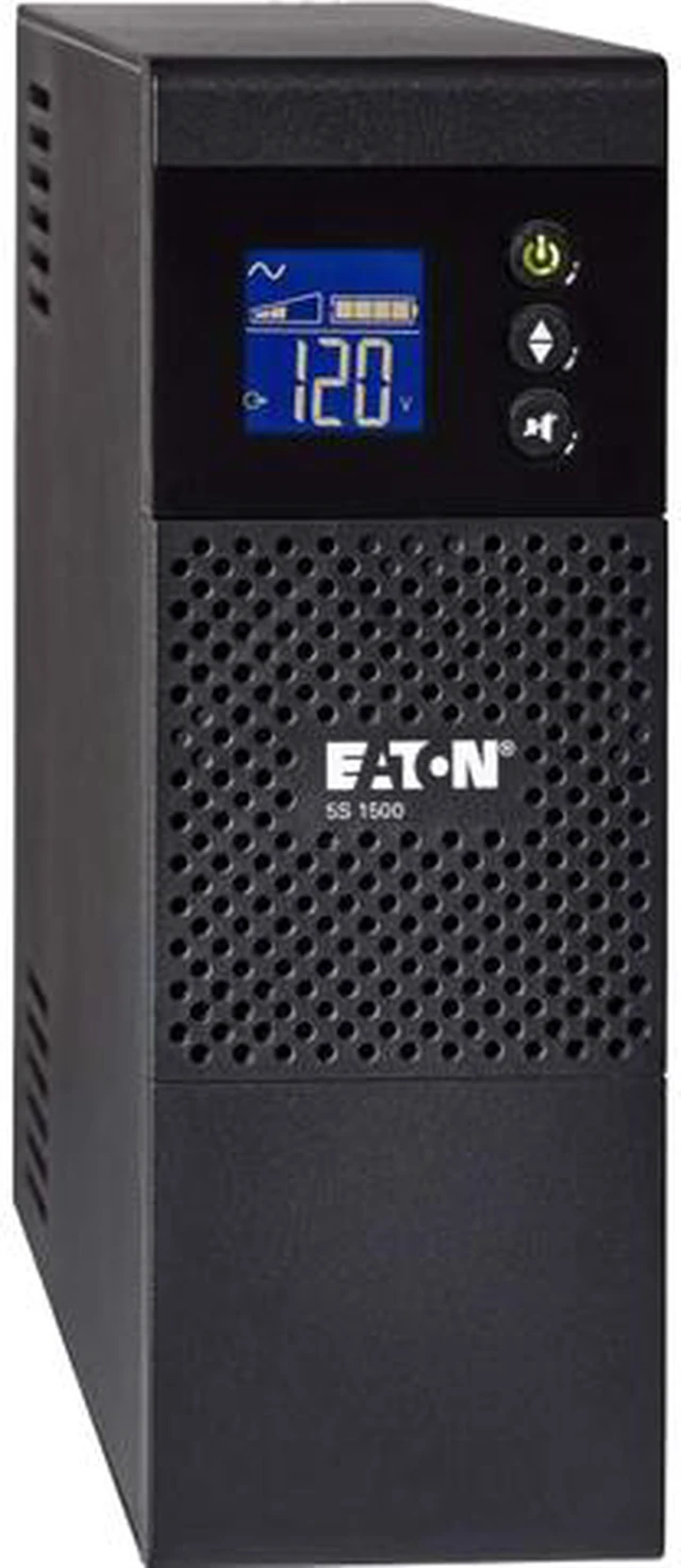 Eaton 5S1500LCD line-interactive UPS tower with LCD panel