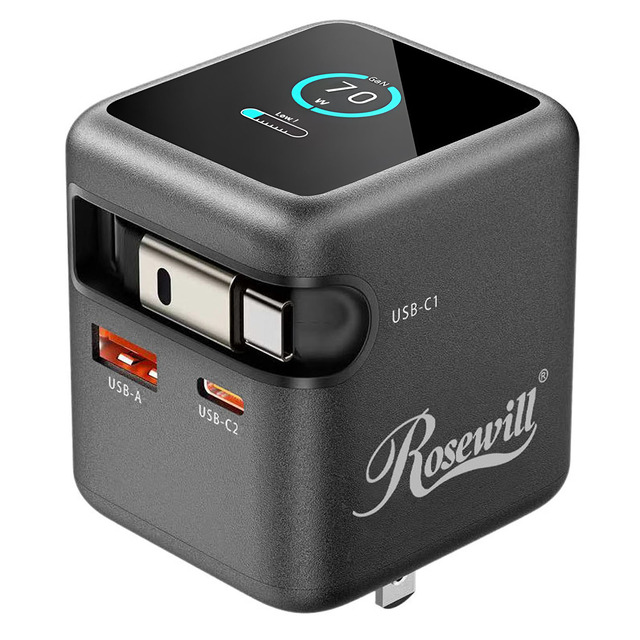 Rosewill GaN Chargers: - Black- rosewill-gan-chargers