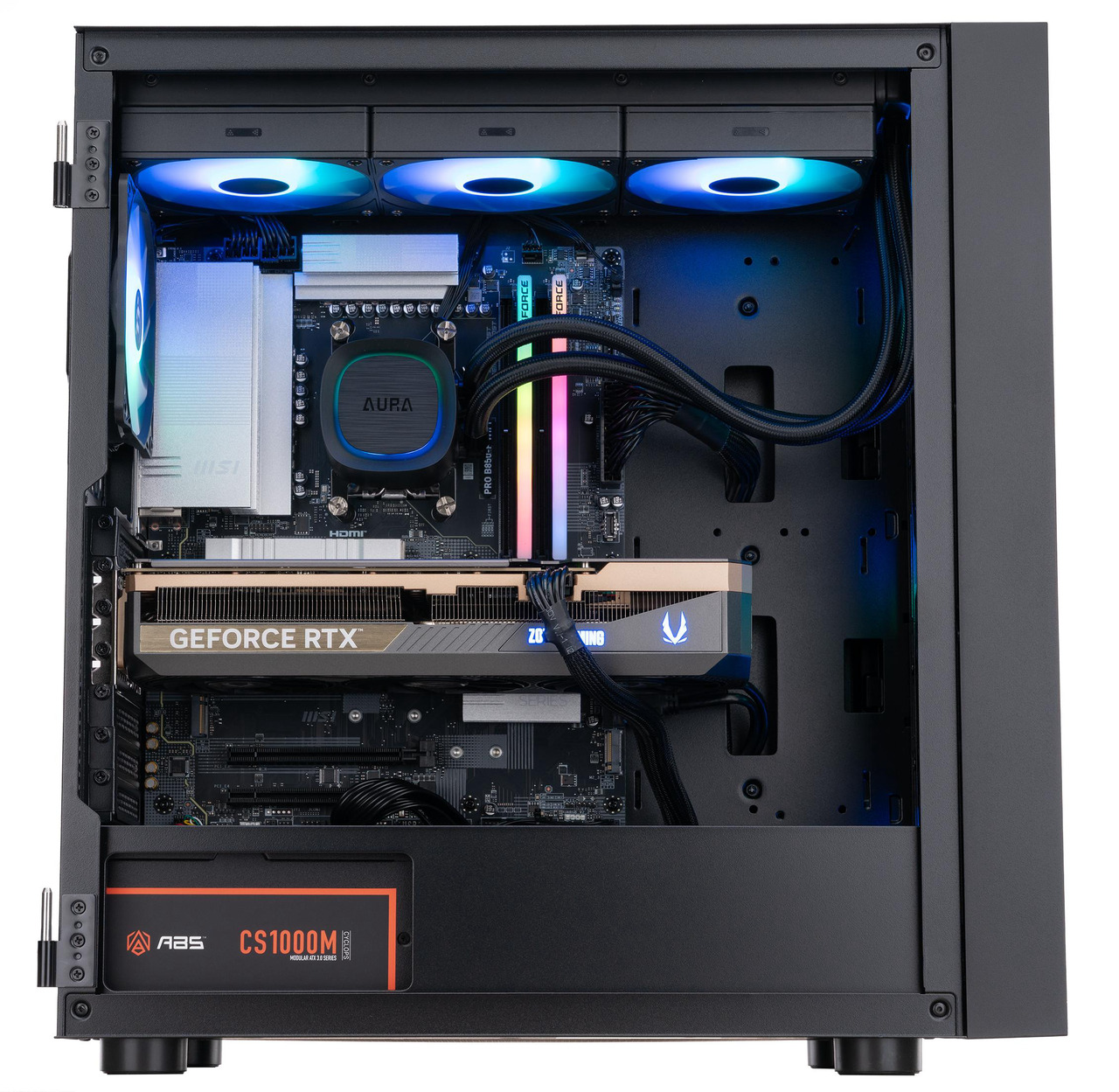 ABS Eurus Ruby Gaming PC - Windows 11 - AMD Ryzen 7 9800X3D - GeForce RTX 5080 