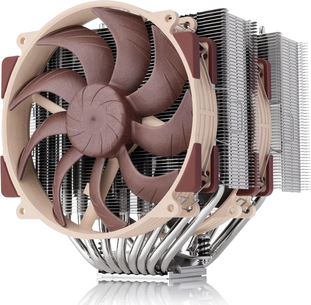 Noctua NH-D15 G2 dual-tower CPU air cooler with two 140mm fans