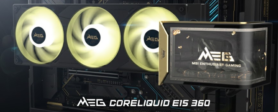 MEG CORELIQUID E15 360 AIO - MSI at CES 2026