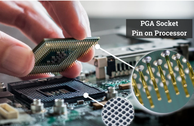 PGA Scoket Pin on Processor 