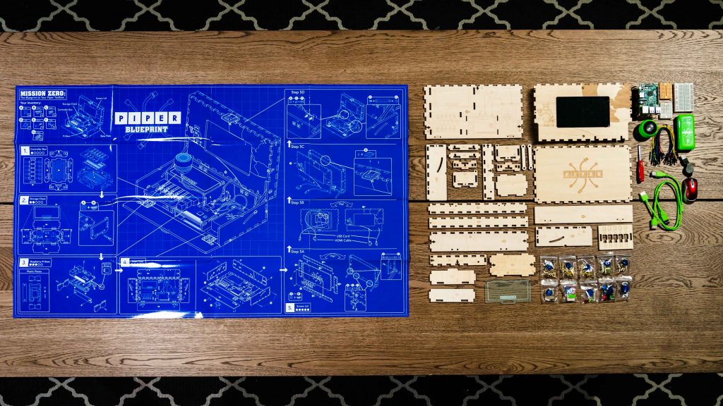 The Piper Educational DIY Computer Kit gives kids a step-by-step introduction to engineering, PC building, and programming in an effort to plant an early seed for tech skills. 