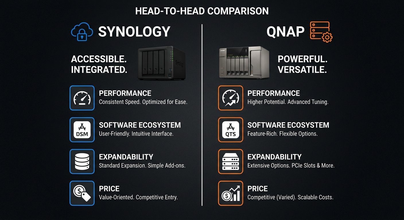 Nas Hardware Guide Synology vs QNAP NAS 2026: Home User Guide | Newegg Insider