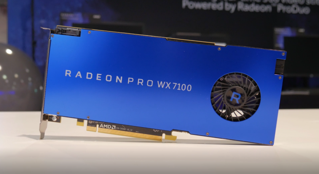 amd radeon pro wx7100