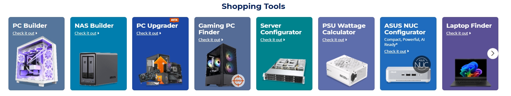 Newegg Shopping Tools - PC builder