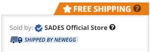 Shipped by Newegg