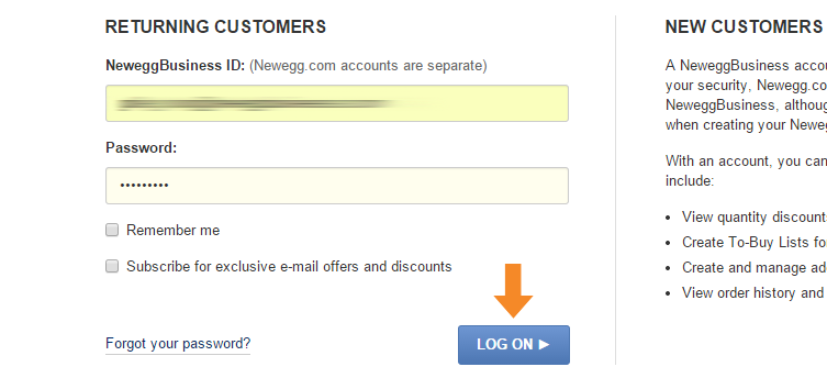 Subscription Program: Modifying a Subscription - Step 1