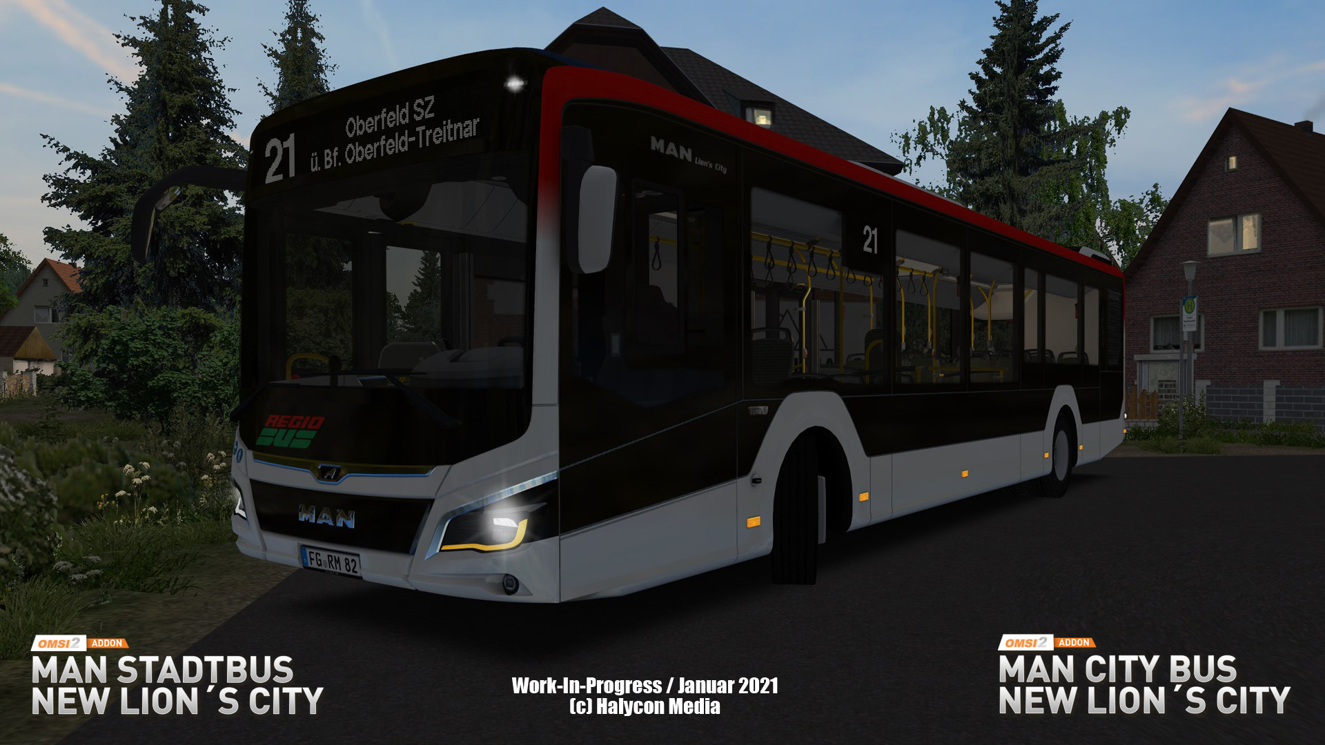 OMSI 2 Add-on MAN Stadtbus New Lion's City [Online Game Code OMSI 2 Add-on MAN Stadtbus New Lion's City [Online Game Code