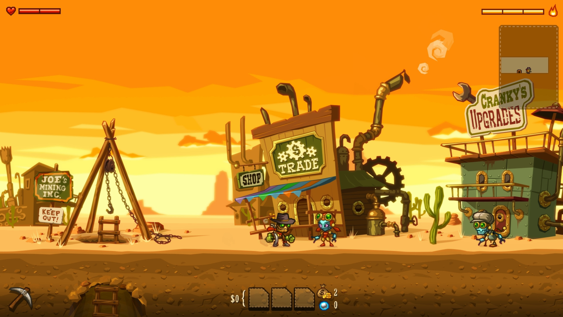 SteamWorld Dig, Nintendo 3DS download software, Games