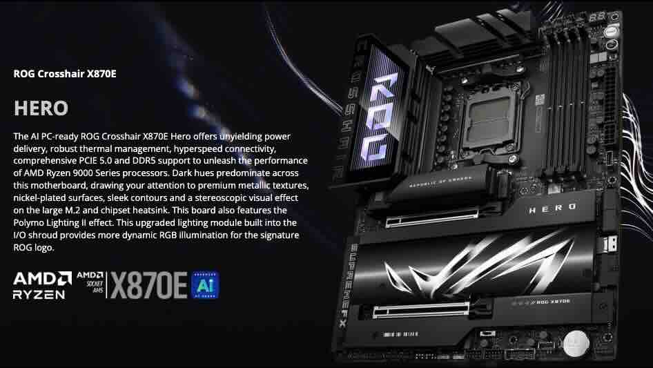 ASUS ROG CROSSHAIR X870E HERO AMD X870E AM5 ATX motherboard.jpg