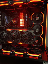 LIAN LI UNI FAN AL120 RGB BLACK 3X 12CM 