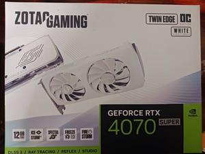ZOTAC GAMING GeForce RTX 4070 SUPER Twin Edge OC White DLSS