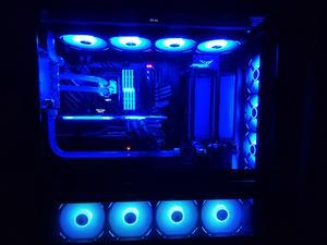 LIAN LI V3000 PLUS Black Tempered Glass on the Left Sides