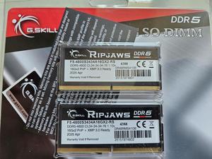 G.SKILL Ripjaws SO-DIMM 32GB (2 x 16GB) 262-Pin DDR5 SO-DIMM DDR5