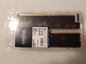 Crucial 16 Go DDR5-4800 CL40 (CT16G48C40U5) au meilleur prix sur
