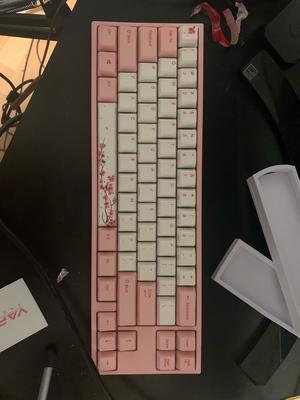 Ducky x Varmillo Miya Pro Sakura Pink 65% Dye Sub PBT Mechanical authentic Gaming Keyboard