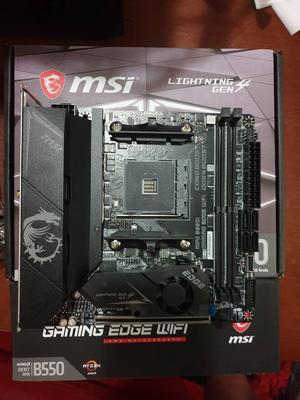 MSI MPG B550I GAMING EDGE WIFI AM4 Mini ITX AMD Motherboard