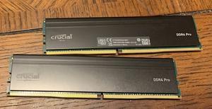 Crucial Pro 64GB (2 x 32GB) 288-Pin PC RAM DDR4 3200 (PC4 25600